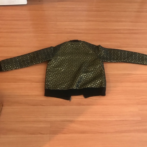 Forever 21 Gold Bomber Jacket - Picture 4 of 4